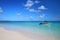 Fayaoue beach on the coast of Ouvea lagoon, Mouli and Ouvea Islands, Loyalty Islands, New Caledonia