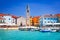 Fazana, Croatia. Beautiful small town spotlight of Istria, Adriatic Sea