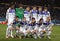 FC Dynamo Kyiv team pose for a group photo