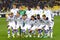 FC Dynamo Kyiv team pose for a group photo