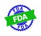 FDA Bicolor Clean Rosette Template for Stamp Seals