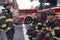 FDNY firefighters on duty, New York City, USA