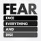 FEAR - Face Everything And Rise acronym