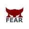 Fear icon, Fear logo, simple vector icon