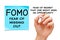Fear Of Missing Out FOMO Concept