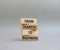 From Fearful to Inspiring symbol. Concept words From Fearful to Inspiring on wooden blocks. Beautiful grey background. Business