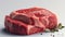 A Feast for Meat Lovers, Unveiling the Raw Beauty of Fresh Cuts and Mouthwatering Steaks. Generative AI