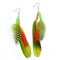 Feather earrings