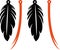 Feather Earrings petal  shape Earrings template svg vector cutfile for cricut and silhouette
