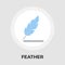 Feather flat icon