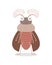 Feather Horn Beetle Vector Cartoon