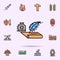 feather pen, ink, write, paper icon. Universal set of history for website design and development, app development