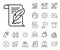 Feather signature line icon. Copywriting sign. Salaryman, gender equality and alert bell. Vector