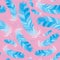 Feather vector seamless pattern