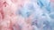 Feathers in pastel colors of peach and blue. Feathers texture background. Can be used as Backdrops for design projects