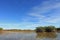 Feathery cloudscape over Nine Mile Pond in Everglades National Park, Florida.