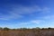 Feathery cloudscape over Nine Mile Pond in Everglades National Park, Florida.