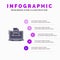 Features, Business, Computer, Online, Resume, Skills, Web Solid Icon Infographics 5 Steps Presentation Background