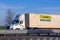 Feb 17, 2020 Stockton / CA / USA - J.B. Hunt truck driving on the interstate; J.B. Hunt Transport Services, Inc.  is an American