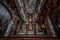 Feb 2, 2020 - Munich, Germany: Ultrawide view of ceiling fresco and altar facade inside Baroque style church Asamkirche