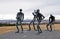 February 20, 2014. Monument to dancing musicians. Reykjavik, Iceland