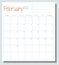 February 2022 calendar month planner with To Do List, week starts on Sunday