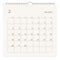 February 2023 calendar page on white background. Calendar background for reminder, business planning, appointment meeting and