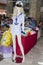 FEBRUARY 28 - Mannequin girl blonde clothing for sailors holiday Purim Carnival on Fabruary 20, 2015 in BEER-SHEVA,Negev, Israel