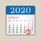 February 29 2020 calendar icon, also known as leap year day, is a date added to most years that are divisible by 4.