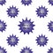 February 29 is leap day. Seamless pattern. Purple spot with black italic on isolated background