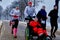 February 9, 2019 Minsk Belarus Run dedicated to February 14 For the Qahanna