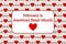 February is American Heart Month. Template for background, banner, card, poster with text inscription. Vector EPS10