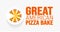 February is Great american pizza bake background template. Holiday concept. background,