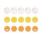 Feedback emoticon scale.