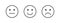 Feedback line art icons set. Review emoji reaction. Survey concept. Satisfaction scale. Business service. Consumer