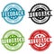 Feedback Stamp Collection. Eps10 Vector Badge
