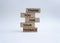 Feedback symbol. Wooden blocks with words Thank you for your Feedback. Beautiful white background. Business and Thank you for your