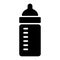 Feeding bottle icon, baby symbol, milk bottle icon