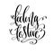 Feeling festive - hand lettering inscription text