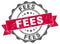 fees seal. stamp