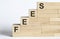 FEES Word Written In Wooden Blocks on the white background