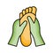 Feet acupressure Isolated Vector icon which can easily modify or edit