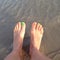 Feet by the sea - Beach Feeling in the Summer