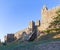 Feira Castle with the casemate bunker emerging from the walls.