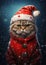 Feline Festivities: A Defiant Kitten\\\'s Christmas with a Gangster