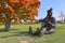 Felix Leclerc statue, Giant Metal Sculpture