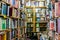 Felixstowe Suffolk UK September 17 2021: The inside of a popular secondhand bookshop with shelves overflowing with books for sale