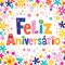 Feliz Aniversario Portuguese Happy Birthday card