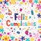 Feliz Cumpleanos - Happy Birthday in Spanish greeting card