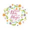 Feliz dia de la Mujer, Happy women`s day in spanish language. lettering for greeting card, festive poster, calligraphy quote,